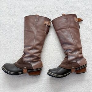 Sorel Chocolate and Ebony Winter Boots
